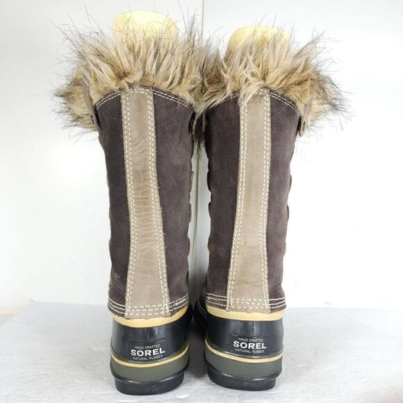 Sorel Women's Joan Of Arctic US 6 Brown Waterproof Lined Winter Boots - Picture 10 of 13